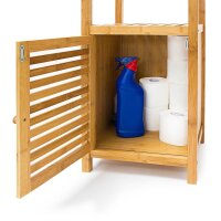 relaxdays Badregal braun 36,5 x 33,0 x 140,0 cm