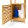 relaxdays Badregal braun 36,5 x 33,0 x 140,0 cm