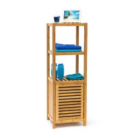 relaxdays Badregal braun 36,5 x 33,0 x 110,0 cm  (...