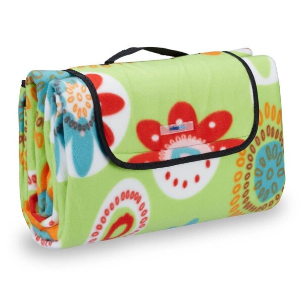 relaxdays Picknickdecke isoliert mehrfarbig 200,0 x 200,0 cm  ( 10025977_0 )