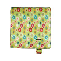 relaxdays Picknickdecke isoliert mehrfarbig 200,0 x 200,0 cm  ( 10025977_0 )