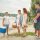 relaxdays Picknickdecke isoliert mehrfarbig 200,0 x 200,0 cm  ( 10025977_0 )