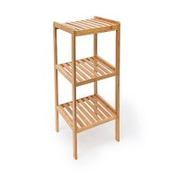 relaxdays Badregal braun 33,0 x 33,0 x 79,0 cm