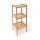 relaxdays Badregal braun 33,0 x 33,0 x 79,0 cm