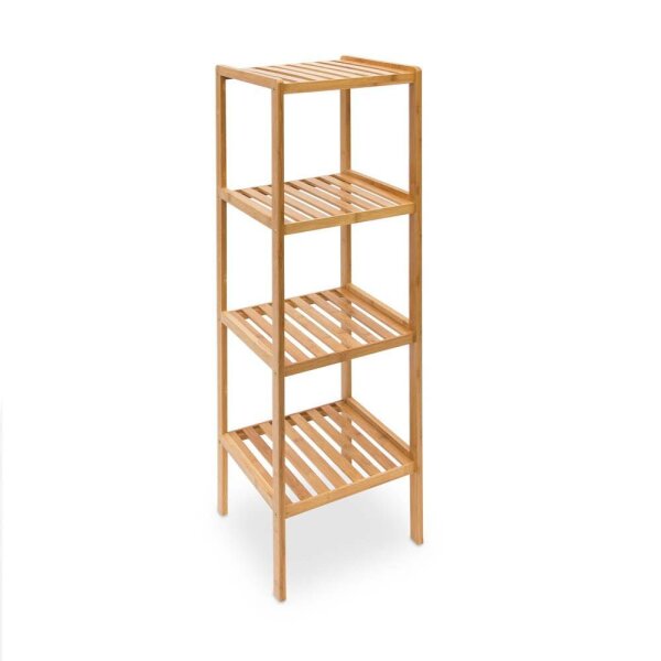 relaxdays Beistellregal braun 34,0 x 33,0 x 110,0 cm, 1 St.