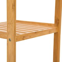 relaxdays Beistellregal braun 34,0 x 33,0 x 110,0 cm, 1 St.