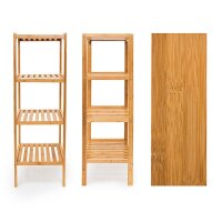 relaxdays Beistellregal braun 34,0 x 33,0 x 110,0 cm, 1 St.