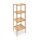 relaxdays Beistellregal braun 34,0 x 33,0 x 110,0 cm, 1 St.