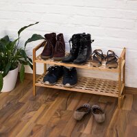 relaxdays Schuhregal braun 69,0 x 26,0 x 40,5 cm, 1 St.