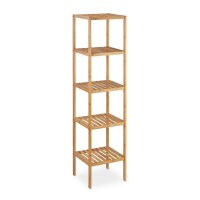 relaxdays Badregal braun 34,0 x 33,0 x 140,0 cm