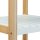 relaxdays Badregal braun/weiß 33,0 x 34,0 x 110,0 cm