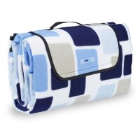 relaxdays Picknickdecke isoliert mehrfarbig 200,0 x 200,0...
