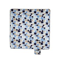 relaxdays Picknickdecke isoliert mehrfarbig 200,0 x 200,0...