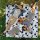 relaxdays Picknickdecke isoliert mehrfarbig 200,0 x 200,0 cm  ( 10025978_0 )