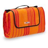 relaxdays Picknickdecke isoliert orange/rot 200,0 x 200,0...