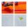 relaxdays Picknickdecke isoliert orange/rot 200,0 x 200,0 cm, 1 St.
