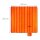 relaxdays Picknickdecke isoliert orange/rot 200,0 x 200,0 cm, 1 St.