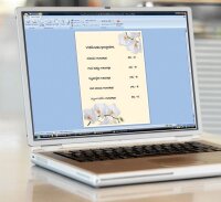 SIGEL Motivpapier White Orchid Motiv DIN A4 90 g/qm 50 Blatt
