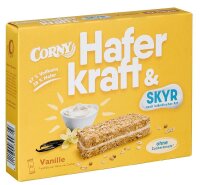 CORNY Haferkraft & SKYR Vanille Müsliriegel 3...
