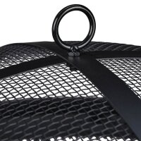 relaxdays Feuerkorb schwarz 62,0 cm