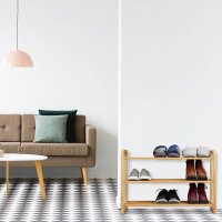 relaxdays Schuhregal braun 75,5 x 33,0 x 50,0 cm, 1 St.