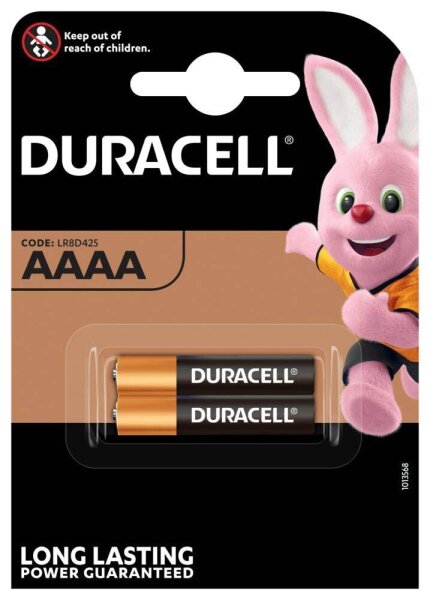DURACELL Batterien Mini AAAA Alkali-Mangan Mini AAAA 1,5 V, 2 St.