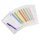 FolderSys Dokumententaschen Index DIN A5 transparent genarbt 0,20 mm, 10 St.