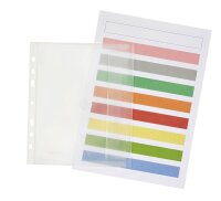 FolderSys Dokumententaschen Index DIN A5 transparent...