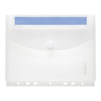 FolderSys Dokumententaschen Index DIN A5 transparent genarbt 0,20 mm, 10 St.