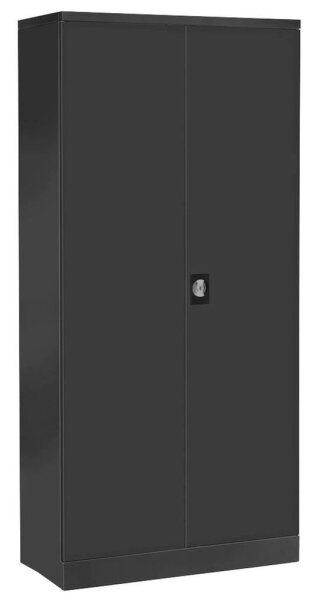 Gürkan Stahlschrank 100096 anthrazit 4 Fachböden 92,0 x 42,0 x 195,0 cm, aufgebaut, 1 St.