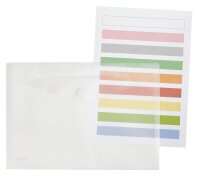 FolderSys Dokumententaschen Index DIN A4 transparent...