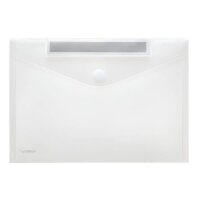 FolderSys Dokumententaschen Index DIN A4 transparent genarbt 0,20 mm, 10 St.