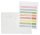 FolderSys Dokumententaschen Index DIN A4 transparent genarbt 0,20 mm, 10 St.