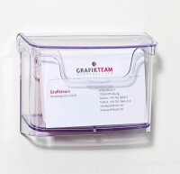 SIGEL Wandprospekthalter transparent bis 96,0 x 60,0 mm...