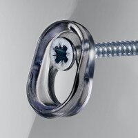 SIGEL Wandprospekthalter transparent bis 96,0 x 60,0 mm 10,5 x 4,5 x 7,6 cm, 1 St.