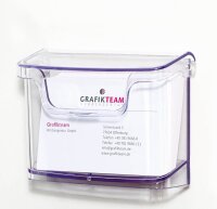 SIGEL Wandprospekthalter transparent bis 96,0 x 60,0 mm...
