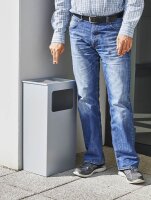SZ Metall Standaschenbecher silber, 1 St.