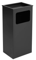 SZ Metall Standaschenbecher schwarz, 1 St.