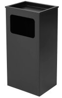 SZ Metall Standaschenbecher schwarz, 1 St.