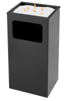 SZ Metall Standaschenbecher schwarz, 1 St.