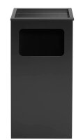 SZ Metall Standaschenbecher schwarz, 1 St.