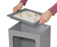 SZ Metall Standaschenbecher edelstahl, 1 St.