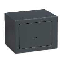 relaxdays Möbeltresor grau 23,0 x 17,0 x 17,0 cm  (...
