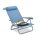 relaxdays Klappstuhl mit Armlehnen blau, 1 St.