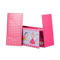 relaxdays Sitztruhe 10025726_765 Prinzessin Stoff 60,5 cm