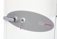 phoenix Tresor Fire Fighter mit Feuerschutz signalweiß 52,0 x 52,0 x 82,0 cm