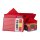 relaxdays Sitztruhe 10025629_543 Feuerwehr Stoff 56,0 cm