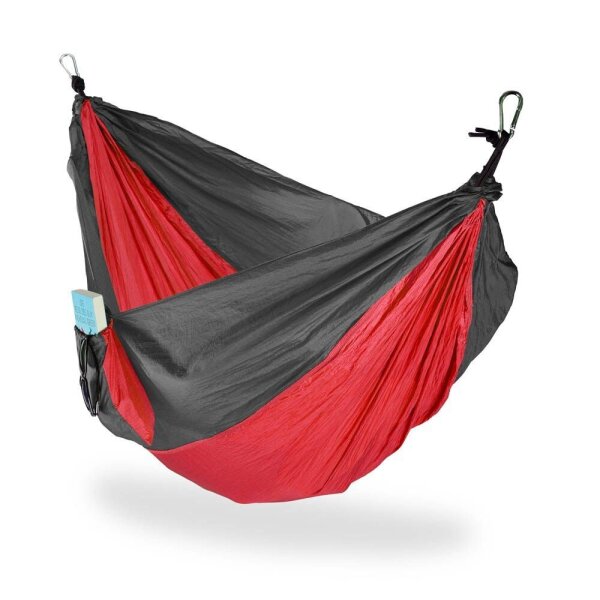 relaxdays Hängematte rot, 1 St.  ( 10023673_47 )