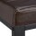 relaxdays Schuhbank 10023312_93 schwarz, braun Metall 90,5 cm