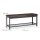 relaxdays Schuhbank 10023311_93 schwarz, braun Metall 115,0 cm